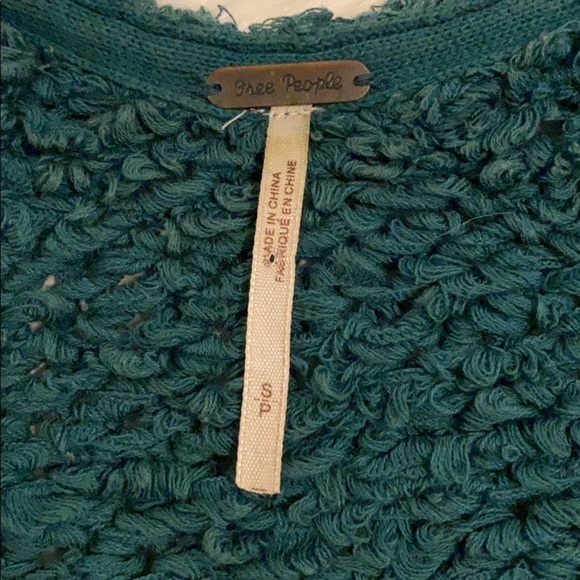 Free people bell sleeve loose cable knit sweater - Picture 5 of 9